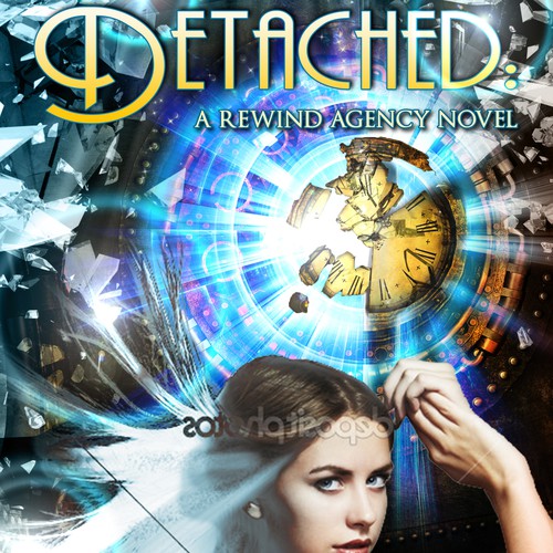 Time travel design with the title 'Captivating novel for futuristic YA Time Travel Thriller Wanted!!'