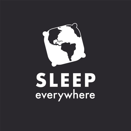 Pillow logo with the title 'neck pillow to travel'