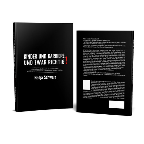 Black book cover with the title 'Book Cover Design'