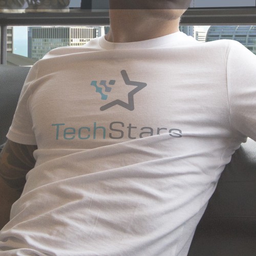 Star design with the title 'minimalistic modern logo for Technology Stars'