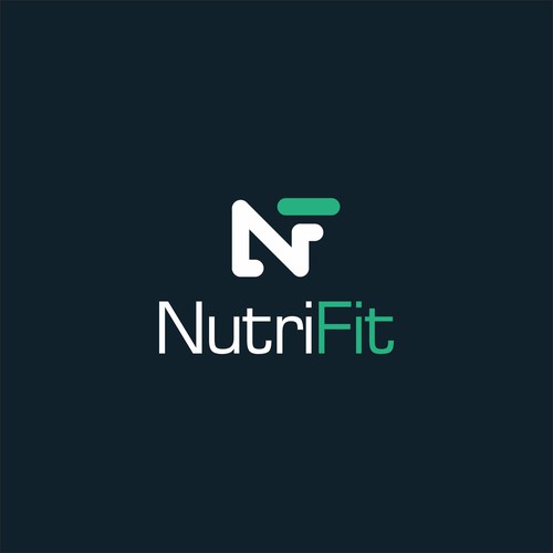 Fit logo with the title 'Logo design for NutriFit'