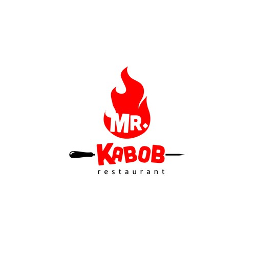 Eating design with the title 'Mr Kabob'