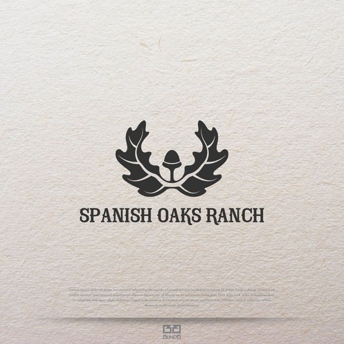 Oak design with the title 'Ranch logo design.'