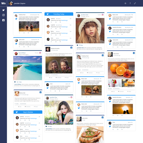 Fun website with the title 'Tile Based Design'