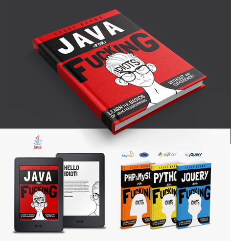 Java design with the title 'Ebook Cover'