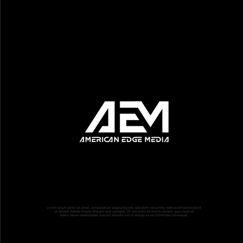 Video production logo with the title 'Logo for American Edge Media'