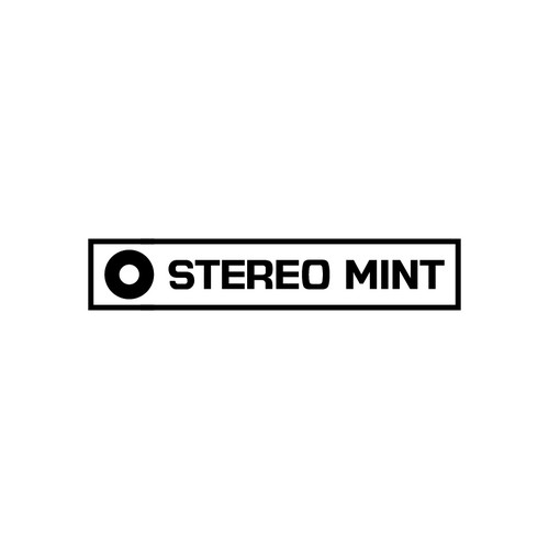 Site design with the title 'Stereo Mint Logo Design'