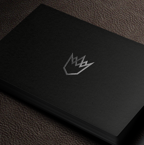 Minimalist logo with the title 'High Class Logo for Black Card Group'