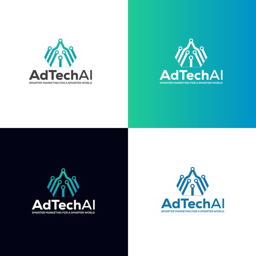 Technical design with the title 'Ad Tech Logo Design '
