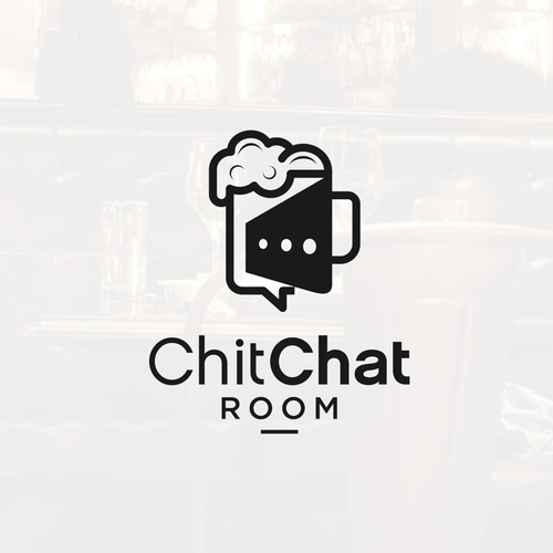 Room design with the title 'Chit Chat Room'