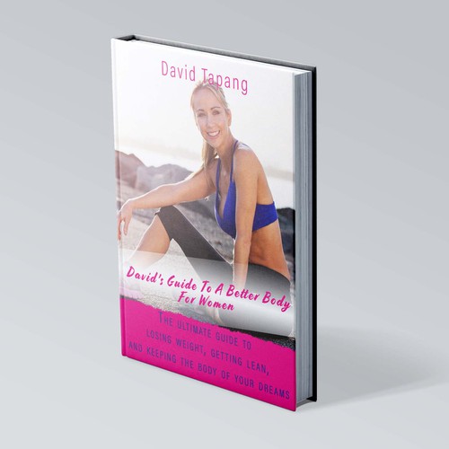 Fitness book cover with the title 'Motivational Workout Book for Women'