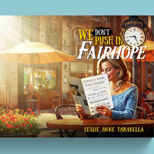 Book cover artwork with the title 'Fairhope Bookcover'