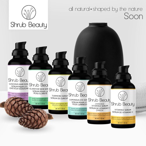 Creative Packaging and Label Design for Skin Care - new line of all natural  beauty body product labels