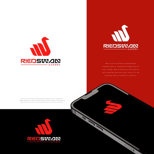 Software brand with the title 'Red Swan'