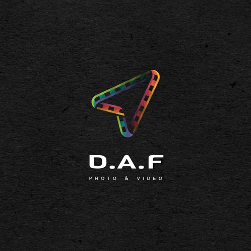 Arrowhead design with the title 'A Logo for DAF'