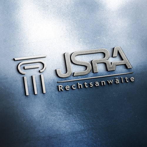 Justice logo with the title 'logo for Attorney & Law'