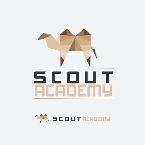 Camel logo with the title 'Logo Design'