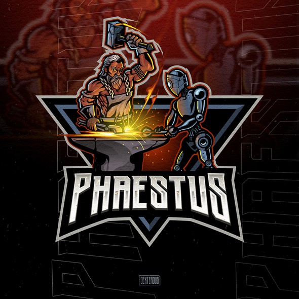 Blacksmith design with the title 'Phaestus'