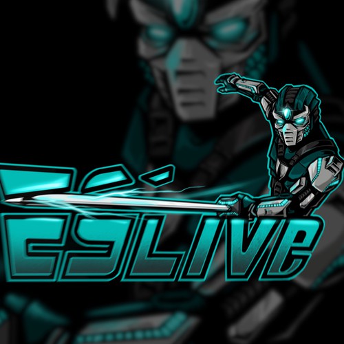 Ninja artwork with the title 'Concept for ESLive'