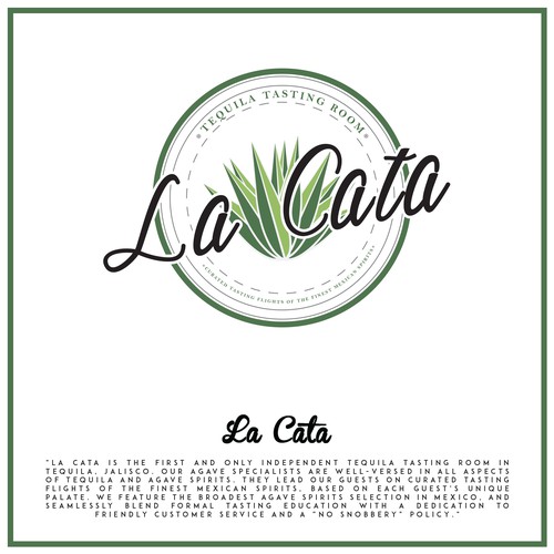 Nightlife logo with the title 'La Cata - Tequila Tasting Room'