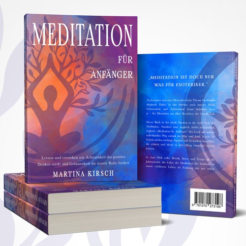 Meditation book cover with the title 'MEDITATION'