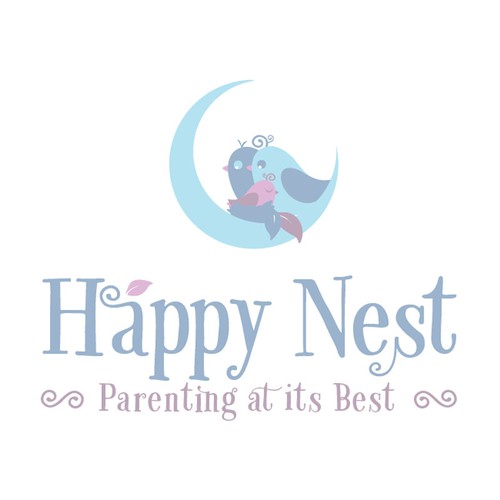 Baby design with the title 'Create a beautiful illustration for Happy Nest!'