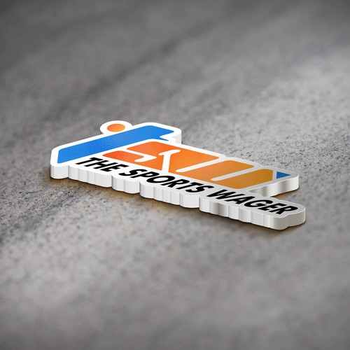 Transparent background instagram logo with the title 'The Sports Wager'