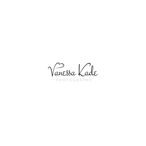 Signature logo with the title 'Vanessa Kade Photography'