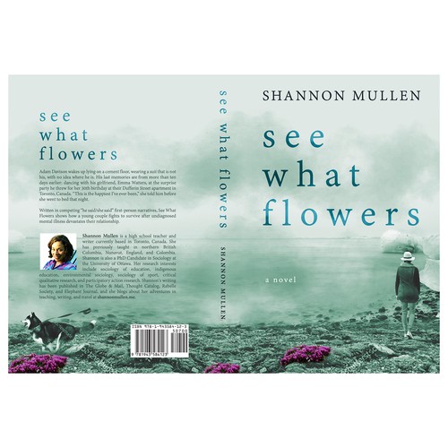 Novel book cover with the title 'Book cover for "See What Flowers"'