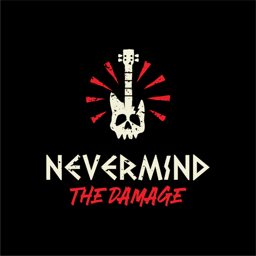Art logo with the title 'Nevermind the Damage'