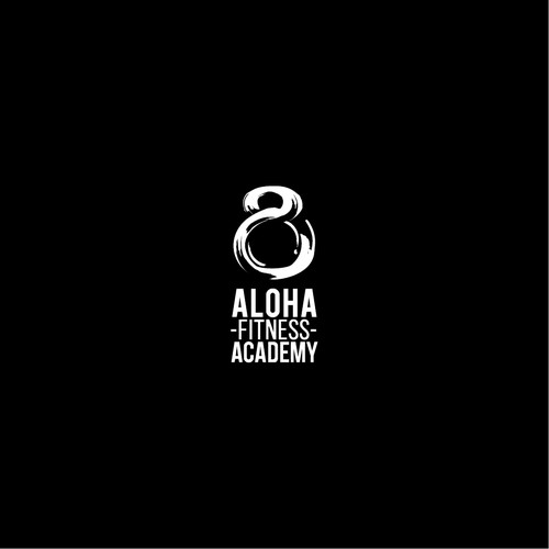 Brush stroke logo with the title 'Aloha Fitness Academy'