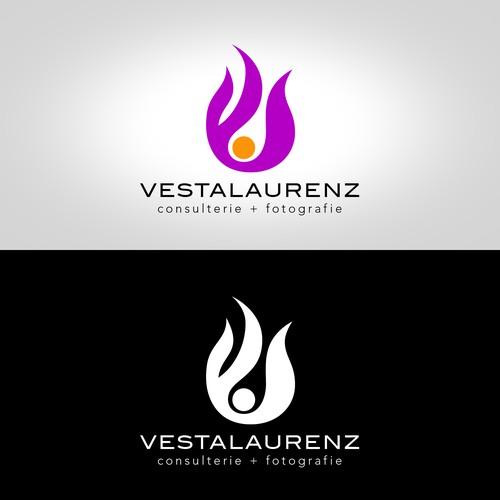 Photography brand with the title 'Logo Concept For VestaLaurenz Consulterie + Fotografie'
