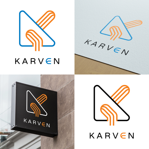 Orange brand with the title 'Karven Logos'