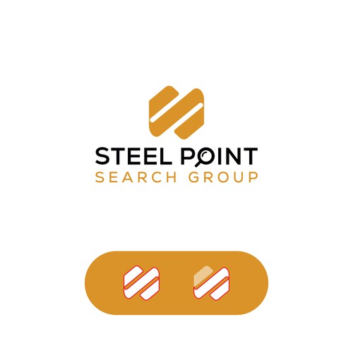Recruitment logo with the title 'Monogram logo for tech recruiting firm'
