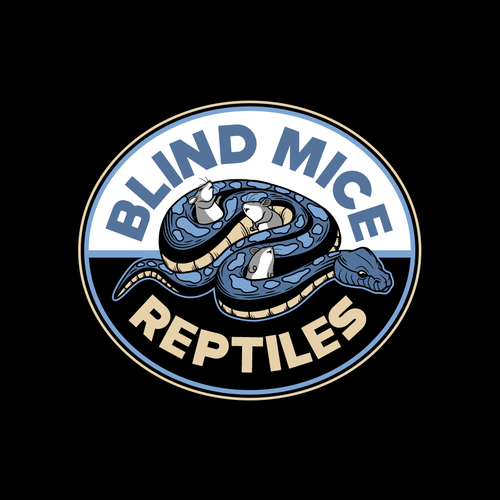 Python design with the title 'Logo for Snake Breeder'