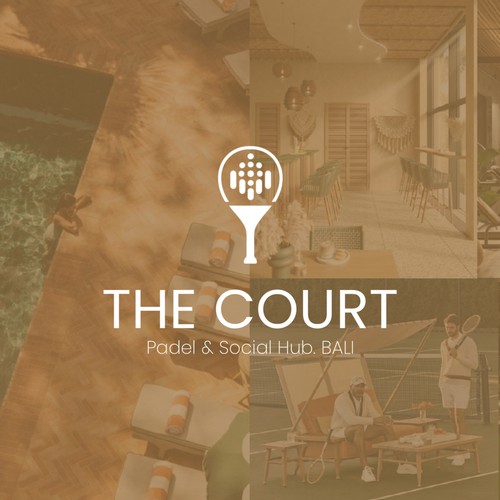 Paddle design with the title 'Padel logo'