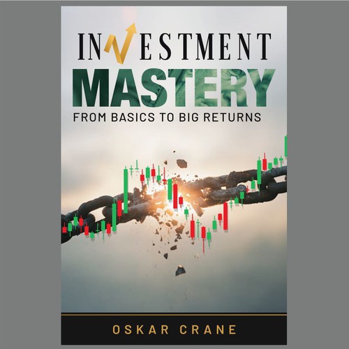 Financial book cover with the title 'Investment Mastery Book Cover'