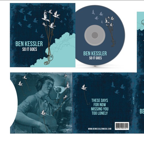 Bird illustration with the title 'Ben Kessler Needs a New Album Cover!'