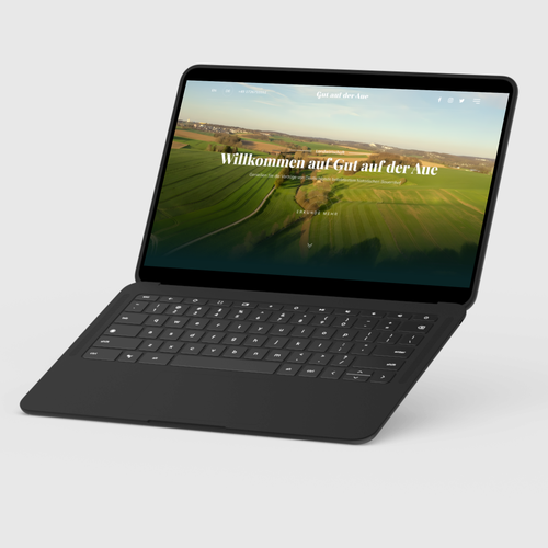 Agriculture website with the title 'Agriculture Offers an Elegant and Luxurious Environment for Horses'