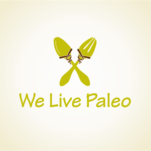 Diet logo with the title 'Help We Live Paleo with a new logo'