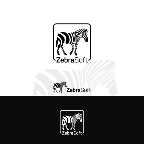 Stripe design with the title 'Zebra soft'