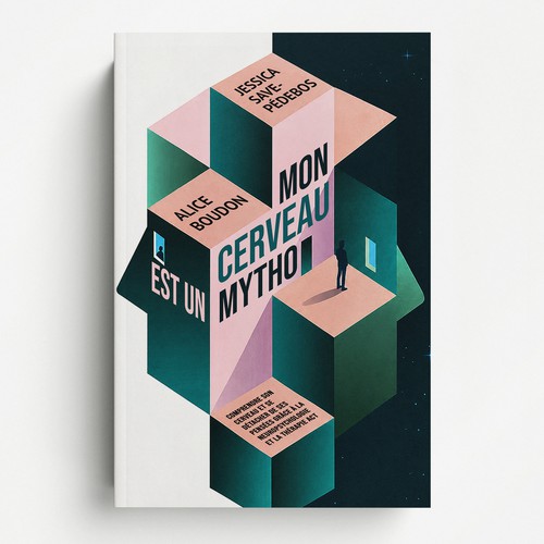 Psychology book cover with the title 'Mon Cerveau Mytho'