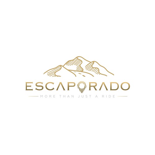 Traveler logo with the title 'Escaporado Logo'