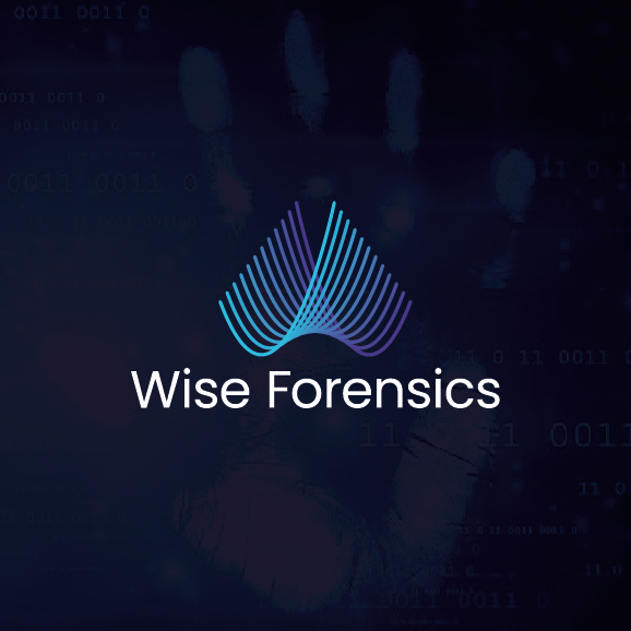 Meta logo with the title 'Wise Forensic Services'