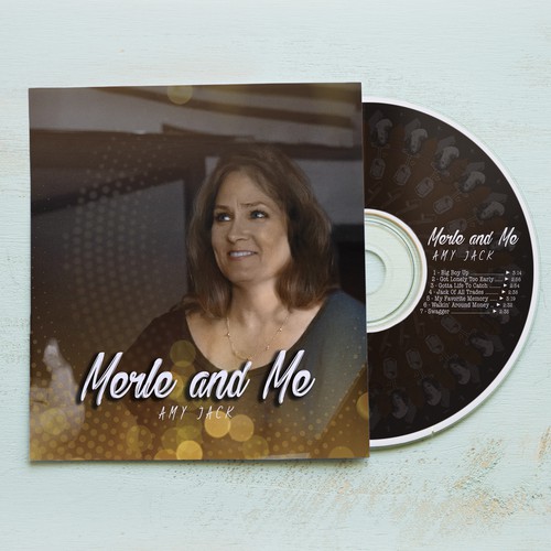CD artwork with the title 'Country Music Album Artwork'