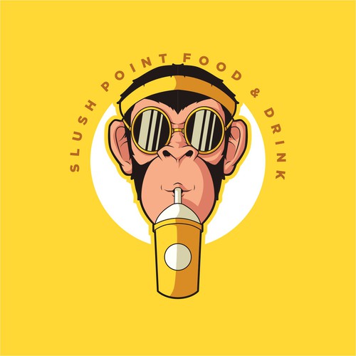 Monkey artwork with the title 'Slush'