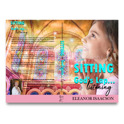 Bright book cover with the title 'Sitting on God Lap…'