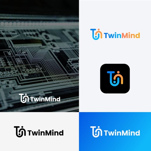 Together design with the title 'TwinMind Logo Design'
