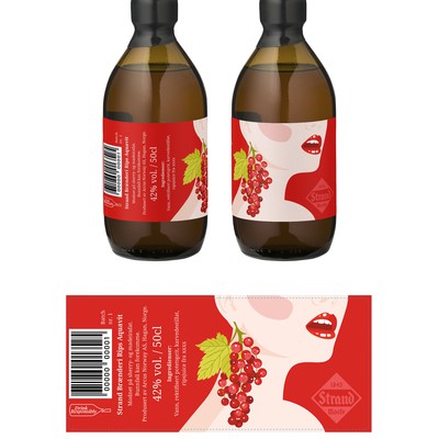 Label design for Norwegian craft distillery