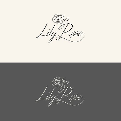 Delicate logo with the title 'Lily Rose Clothing and fashion'